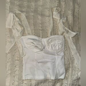 VRG Grl Tie Strap Top